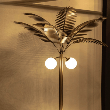 โคมไฟตั้งพื้น DEEPWOOD รุ่น GOLDEN PALM TREE สีทอง 2 หัว_1